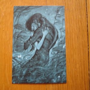 2/$12: JAMES JEAN Artist Postcard "The Shape of Water" 3.75" x 5.5"